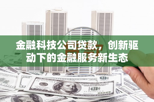 鄢陵金融科技公司贷款，创新驱动下的金融服务新生态