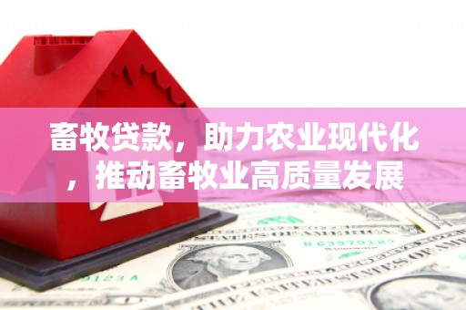 鄢陵畜牧贷款，助力农业现代化，推动畜牧业高质量发展