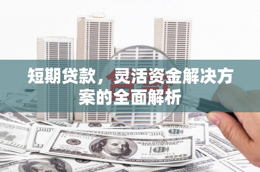 鄢陵短期贷款，灵活资金解决方案的全面解析