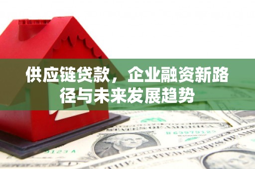 鄢陵供应链贷款，企业融资新路径与未来发展趋势