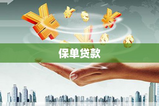 鄢陵保单贷款