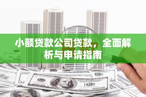 鄢陵小额贷款公司贷款，全面解析与申请指南