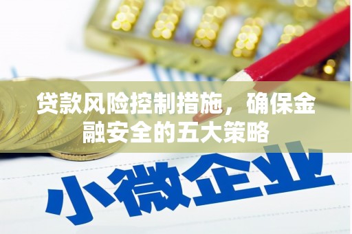 鄢陵贷款风险控制措施，确保金融安全的五大策略