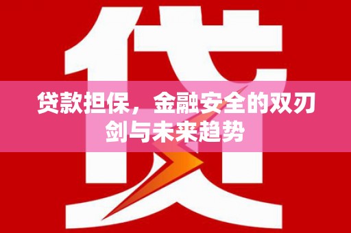 鄢陵贷款担保，金融安全的双刃剑与未来趋势