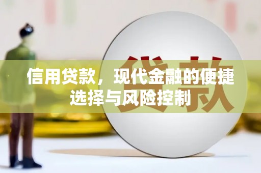 鄢陵信用贷款，现代金融的便捷选择与风险控制