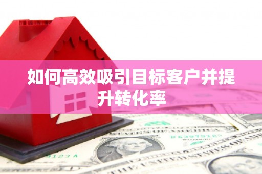 鄢陵如何高效吸引目标客户并提升转化率