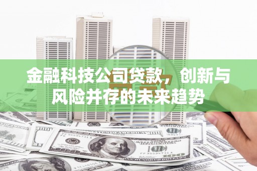 鄢陵金融科技公司贷款，创新与风险并存的未来趋势