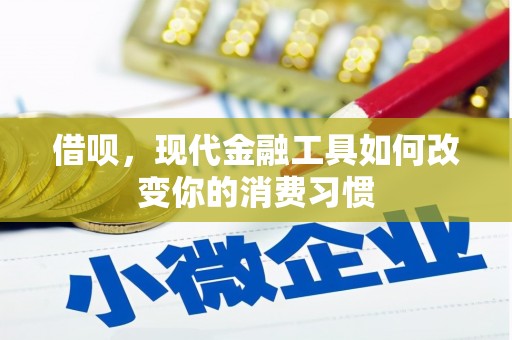 鄢陵借呗，现代金融工具如何改变你的消费习惯