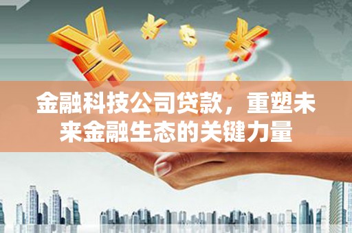 鄢陵金融科技公司贷款，重塑未来金融生态的关键力量