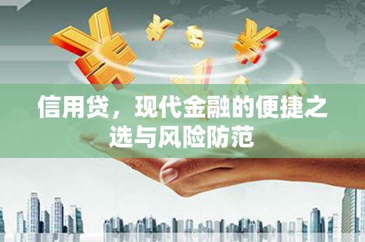 鄢陵信用贷，现代金融的便捷之选与风险防范