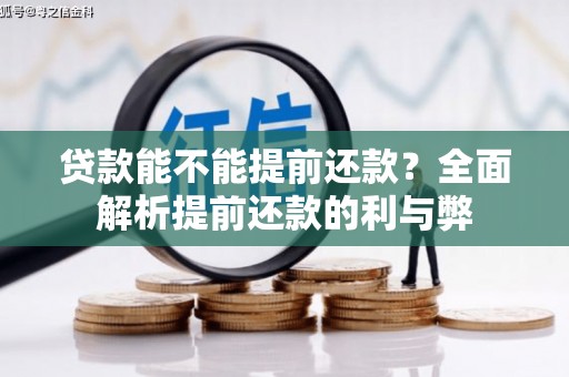 鄢陵贷款能不能提前还款？全面解析提前还款的利与弊