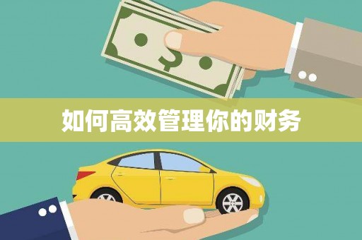 鄢陵如何高效管理你的财务