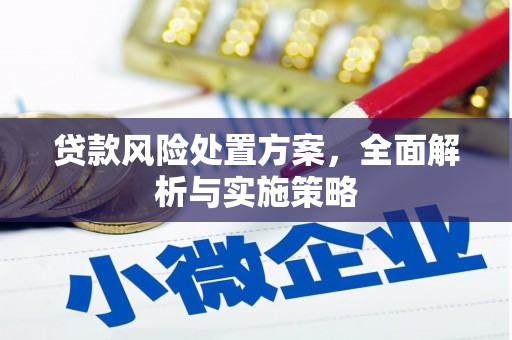 鄢陵贷款风险处置方案，全面解析与实施策略